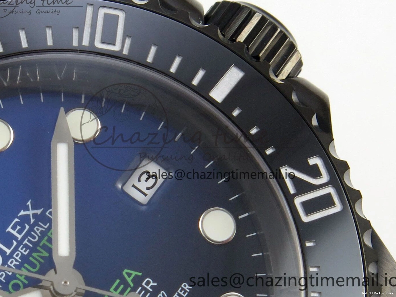 Best AAA Replica Sites Bracelet Ombre Edition 126660 Sea-Dweller 108 DLC Dial Blacken Blue Best 1:1 Durable On SH GMF 1227